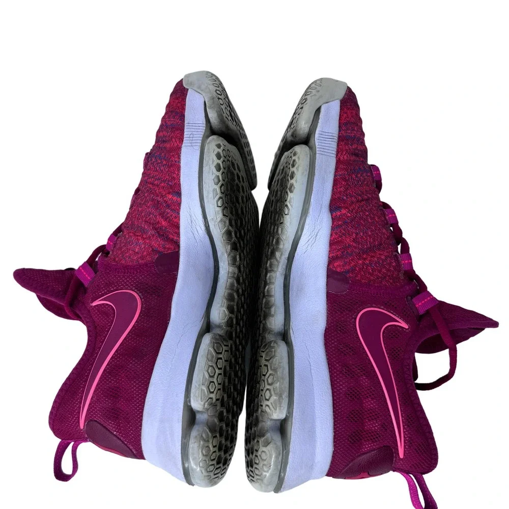 Nike‎ Zoom KD 9 GS Sneakers 855908-666 University Red/Palest Purple Size 7Y